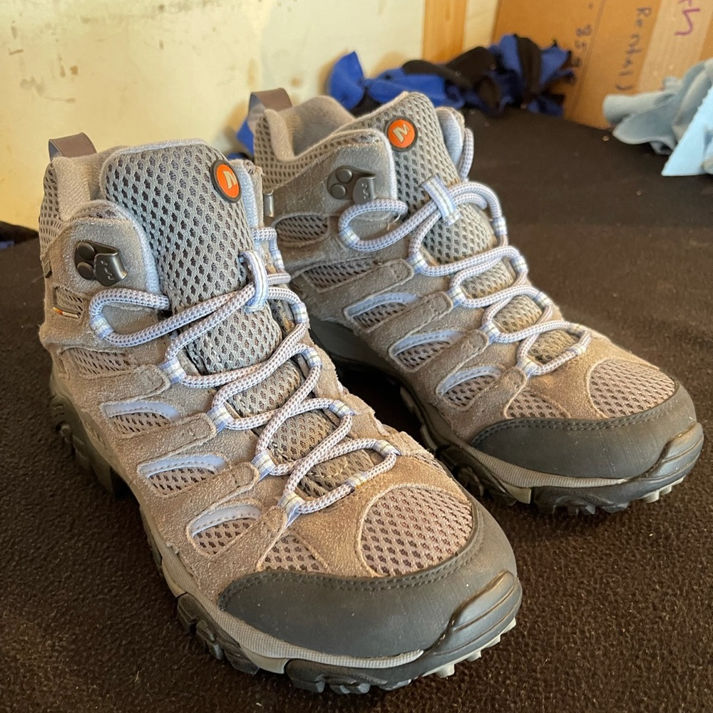 MERRELL Women's Moab Mid WP Hiking Boots